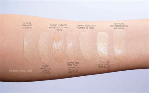 les beiges chanel swatches